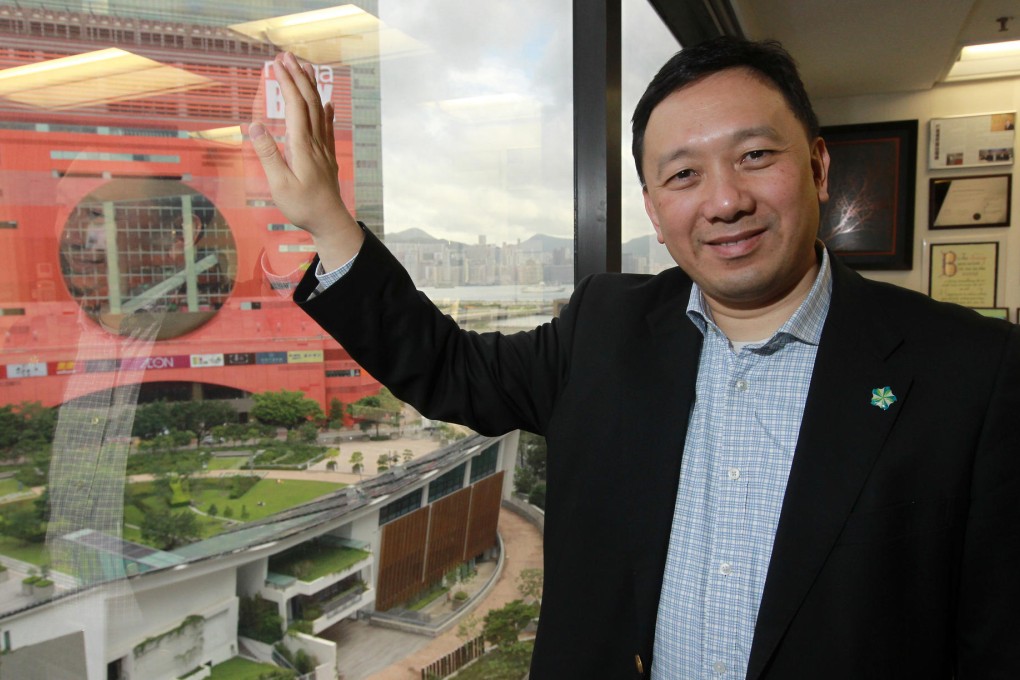 Conrad Wong hopes the Green Building Week will change people's behaviour in order to protect the environment. Photo: Edward Wong