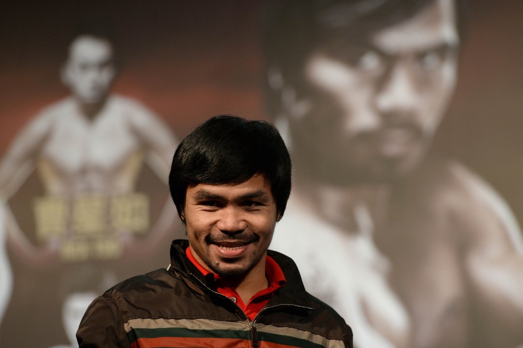 Manny Pacquiao will start a boxing education institute in Beijing, then spread over China. Photo: AFP
