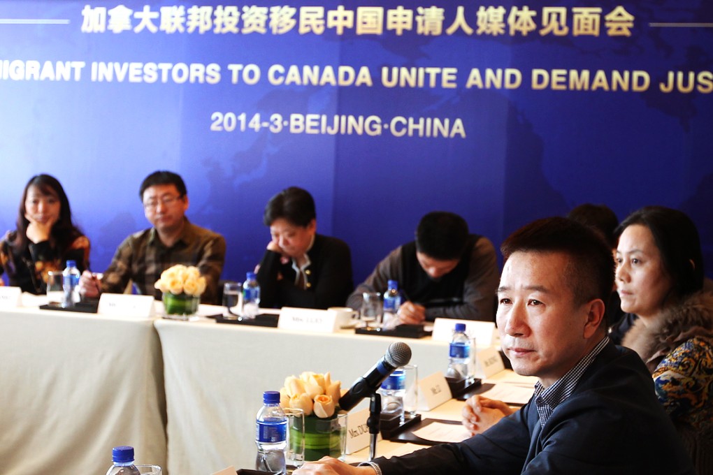 Potential Canadian investors became frustrated at a seminar in Beijing in March over the cancellation of the programme. Photo: Simon Song