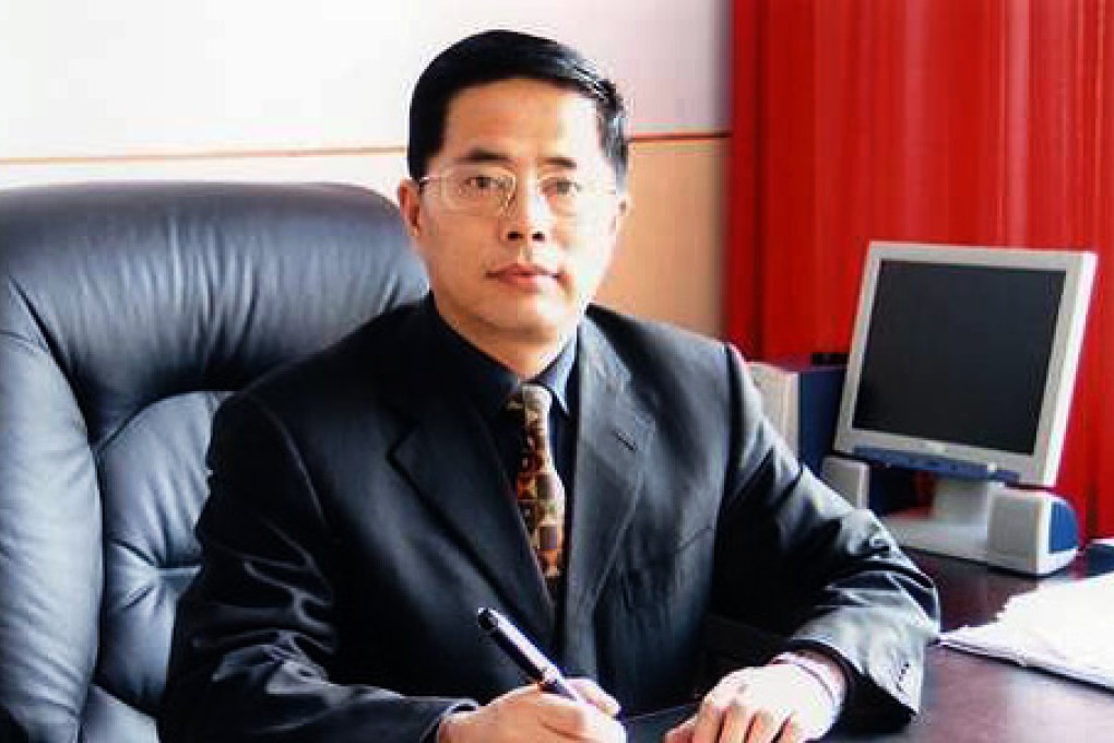 The new education chief Qin Deliang in Harbin, who changed jobs after being the city's director of veterinary, was a secondary school teacher 30 years ago. Photo: Screenshot via Weibo