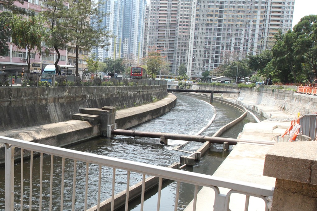The Kai Tak river.
