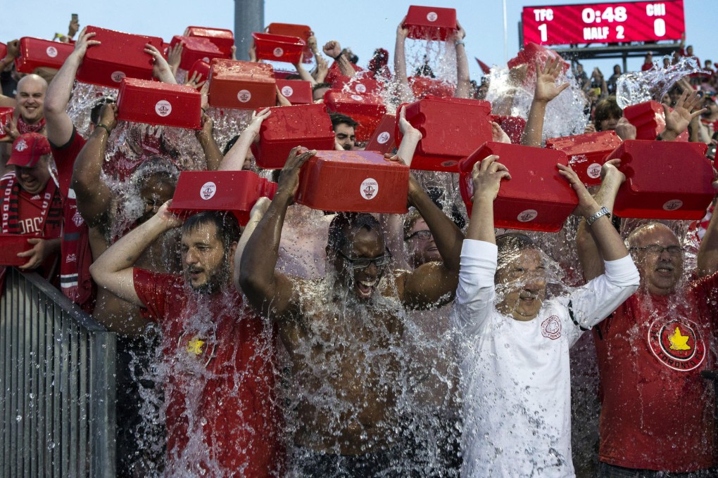 Pouring cold water on Ice Bucket Challenge. Photo: AP