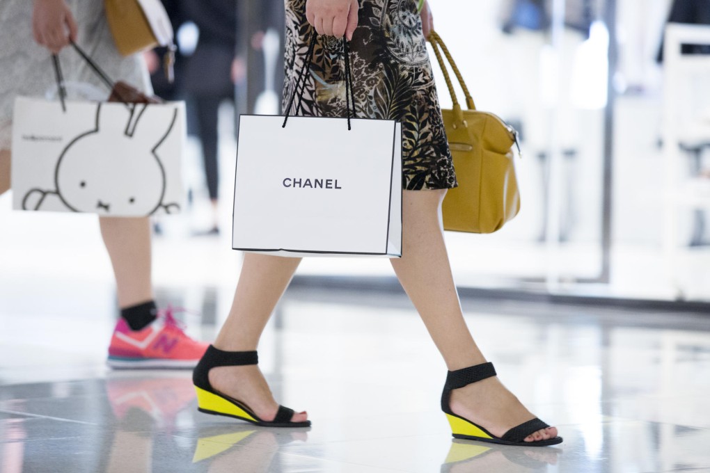 Luxury sales are declining as tourists spend less. Photo: Bloomberg