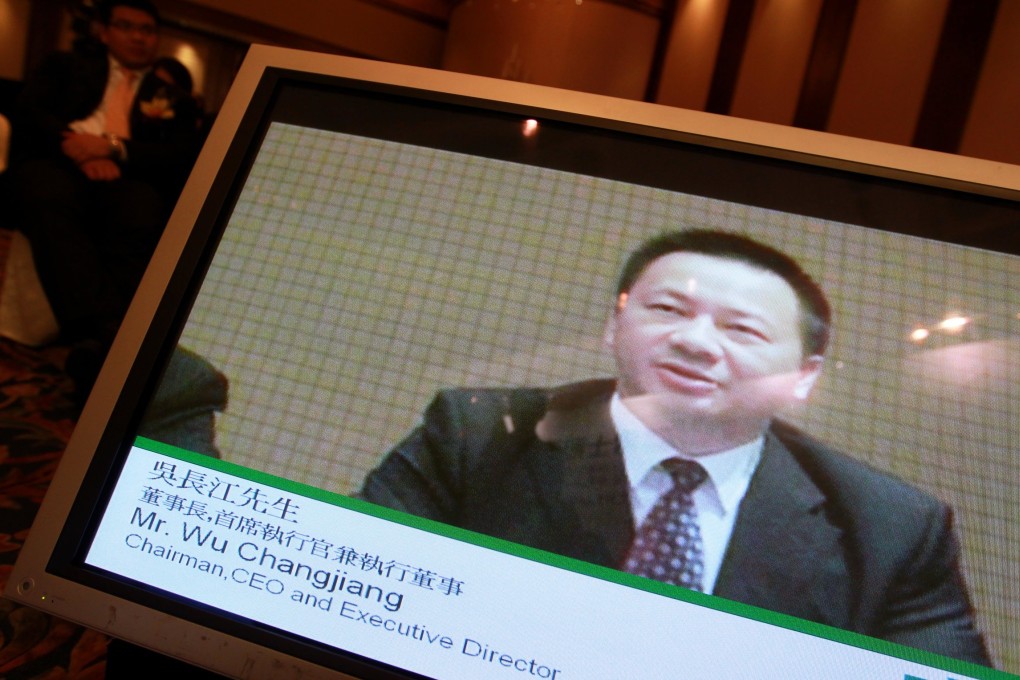 Wu Changjiang says his removal will hurt the interests of NVC shareholders even more. Photo: Jonathan Wong