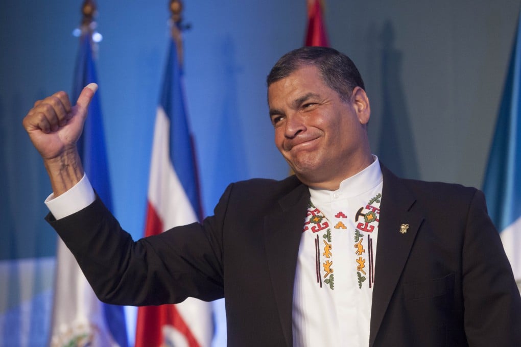 Ecuadorian President, Rafael Correa. Photo: Xinhua