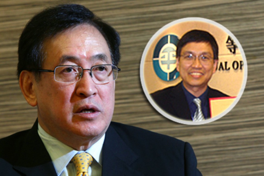 Josiah  Chok (inset) was stripped of his role in a review of the laws while Equal Opportunities Commission head Dr York Chow said the public consultation on reform of the laws will not be affected. Photos: David Wong, EOC