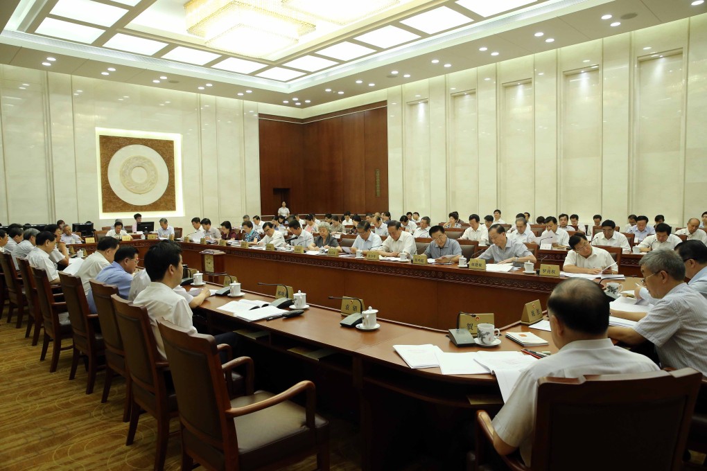 The National People's Congress Standing Committee is due to vote tomorrow on a framework for Hong Kong's electoral reform. Photo: Xinhua