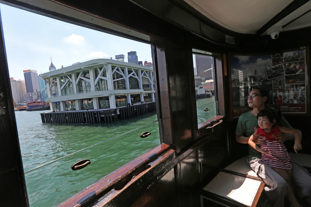 The new Wan Chai Pier as seen from a ferry. It will be demolished as part of a refurbishment of the harbourfront. Photo: Felix Wong