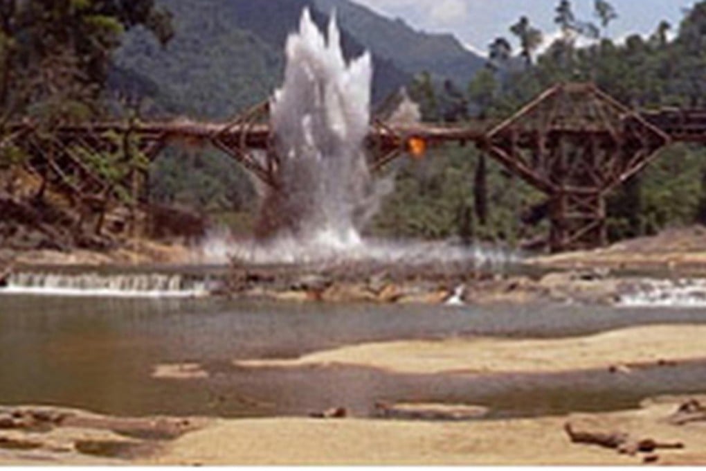 The climactic scene from the Oscar-winning David Lean film.