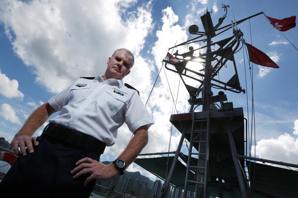 Barry Smith is now with the Marine Police. Photo: Sam Tsang