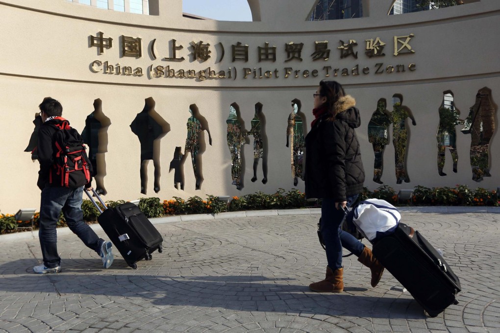 The Shanghai free-trade zone opened for business on September 29 last year. It is the first such zone to be set up. Photo: Reuters