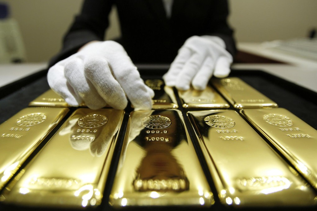 Gold is not considered an attractive investment during periods of sustainable economic growth, with prices falling. Photo: Bloomberg