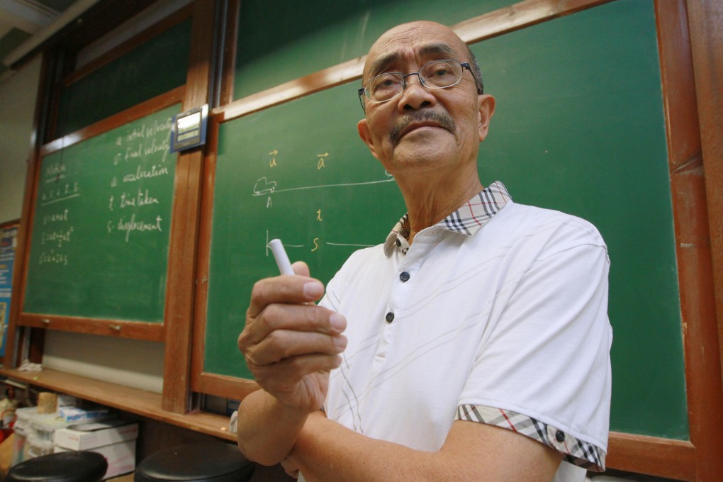 Savio Fok in his second home, the classroom. Photo: Edward Wong