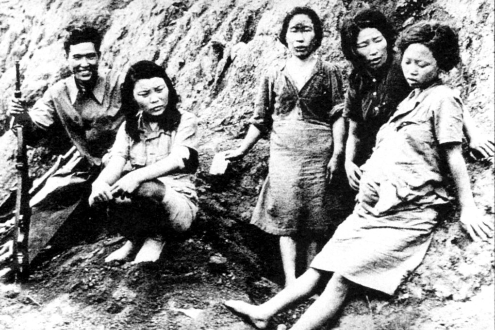 Chinese sex slaves are seen with Japanese soldiers during the invasion of China. Photo: SCMP Pictures
