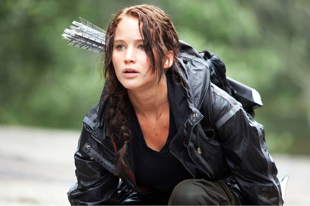 Jennifer Lawrence in a scene from The Hunger Games. Photo: AP