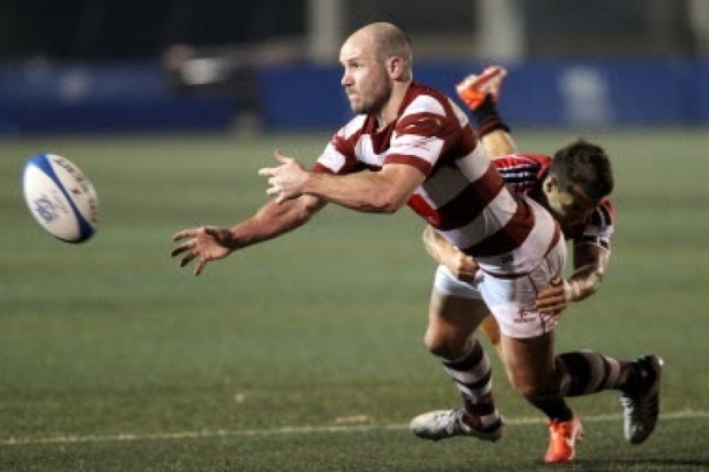 James Brooks in Kowloon colours last season says his old club Northampton will finish top of the pile in the English Premiership this year. Photo: Felix Wong/SCMP