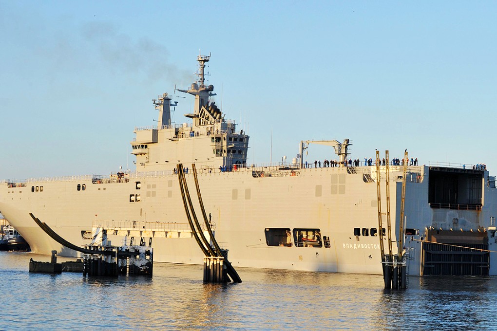 Paris agreed in 2011 to build and sell the two Mistral-class warships to Russia. Photo: Reuters