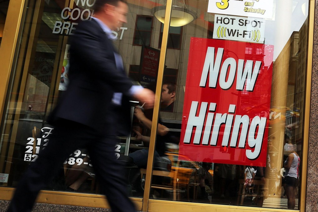Only 142,000 people found jobs last month - the smallest payroll rise in eight months - against 225,000 expected by economists. Photo: AFP