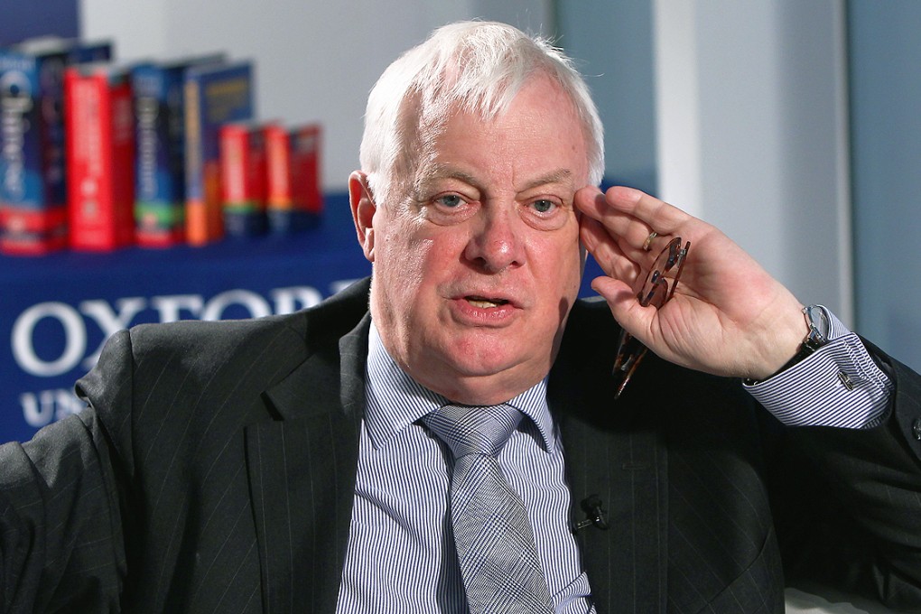 Britain's response comes after Chris Patten, the last colonial governor of Hong Kong, called on London to stand up to Beijing. Photo: Jonathan Wong