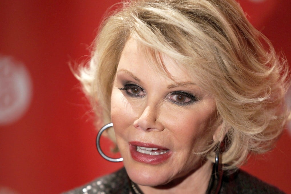 Joan Rivers pictured in 2010. The comedian has died, aged 81. Photo: Reuters