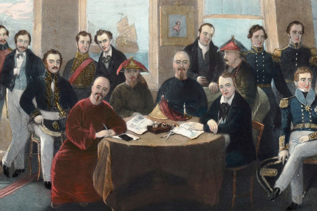 The signing of the Treaty of Nanking at the end of the First Opium War heralded the start of China's "century of humiliation".