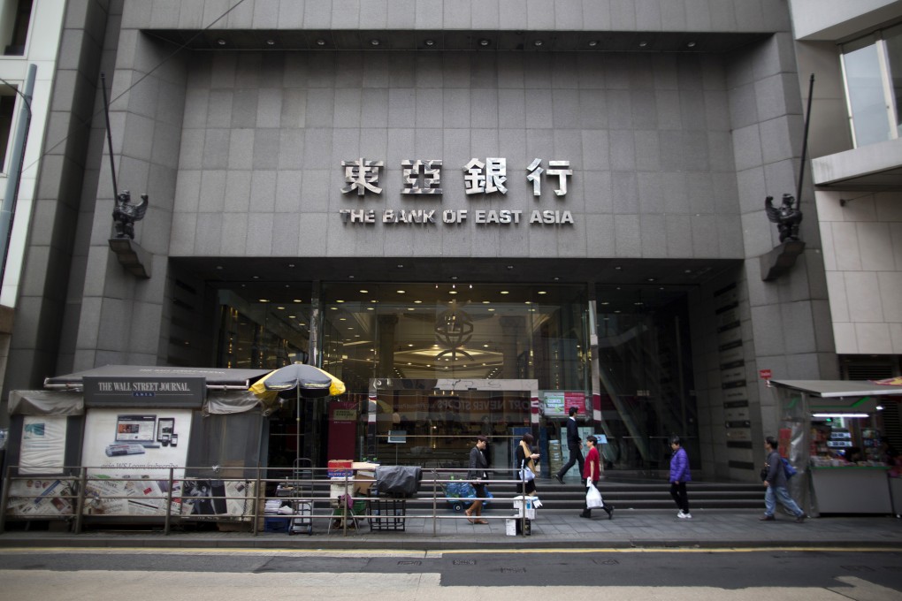 Bank of East Asia has entered into a non-binding memorandum of understanding with Japan's Sumitomo Mitsui. Photo: Bloomberg