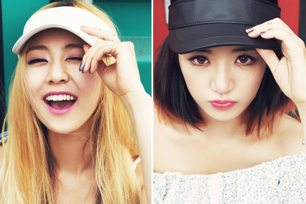 South Korean pop stars Kwon Ri-sae (left) aka Rise and Go Eun-bi aka EunB were both killed in the crash. Photos: Polaris Entertainment