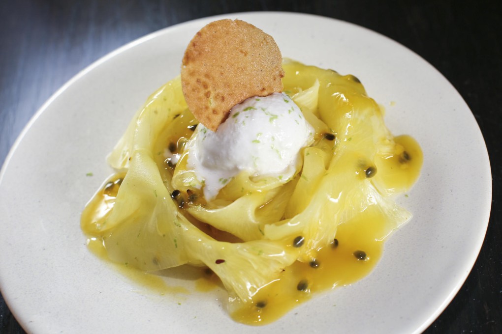 Pineapple carpaccio at Bread Street Kitchen