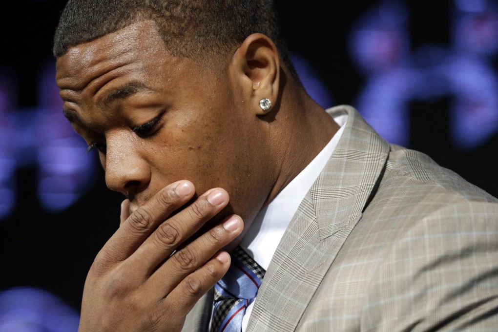Ray Rice was dismissed in disgrace, terminating a contract that would have paid him US$10 million over the next three years. Photo: AP