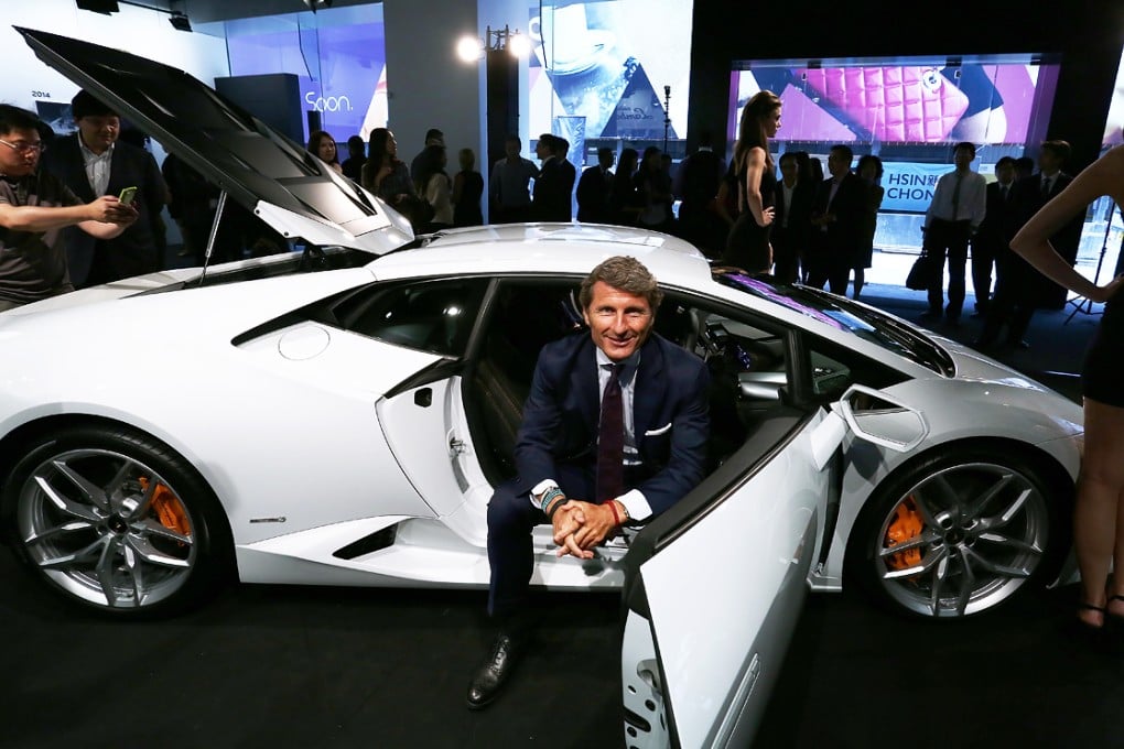 Stephan Winkelmann at the media preview of the Lamborghini Huracan LP 610-4which bears a price tag of just under HK$4 million, including tax. Photo: Jonathan Wong