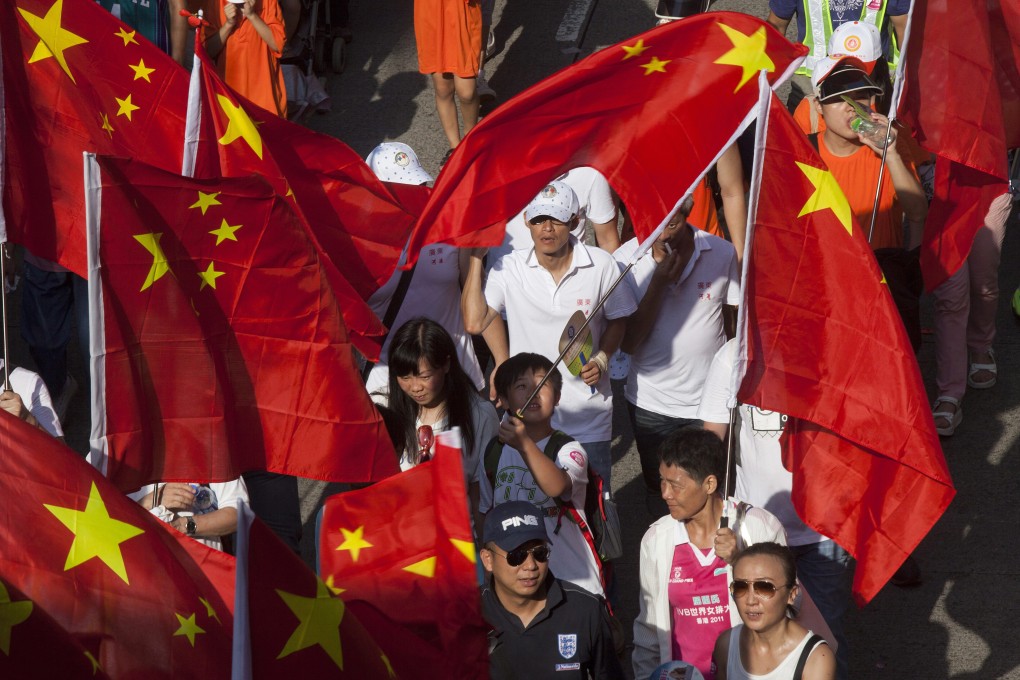 There was a concerted effort to tarnish and discredit the anti-Occupy Central march last month. Photo: EPA