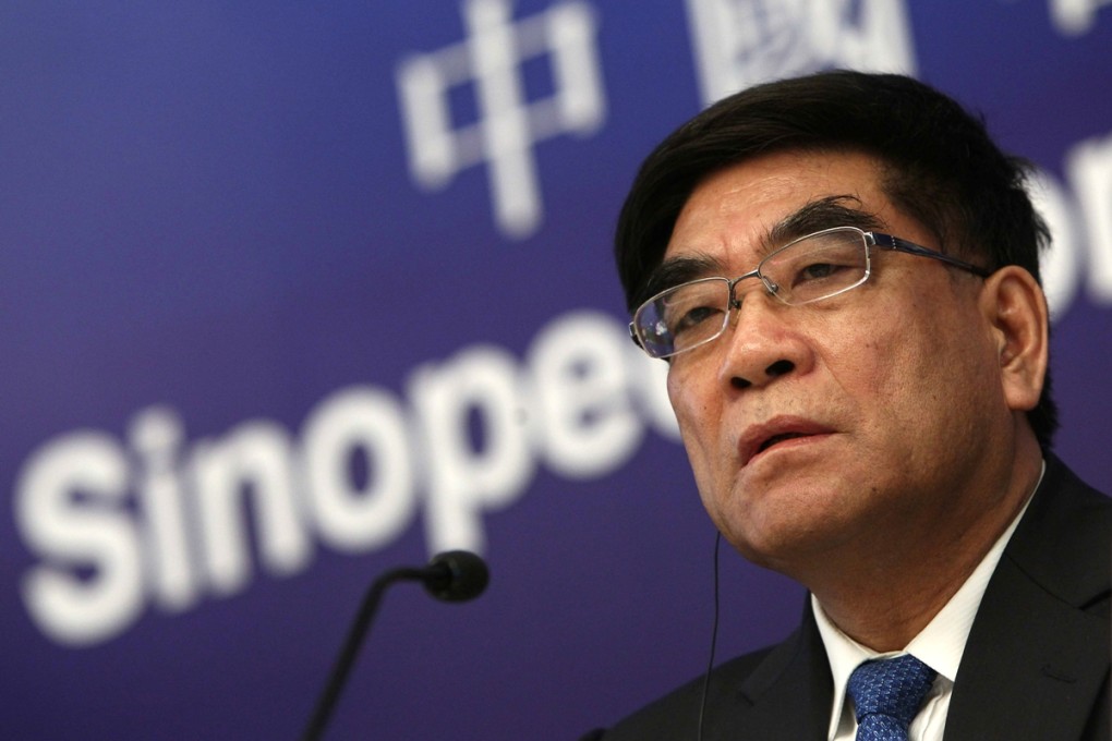 Sinopec chairman Fu Chengyu has praised the Chinese socialist system for the reform that critics said may hurt executives’ incentives. Photo: Jonathan Wong
