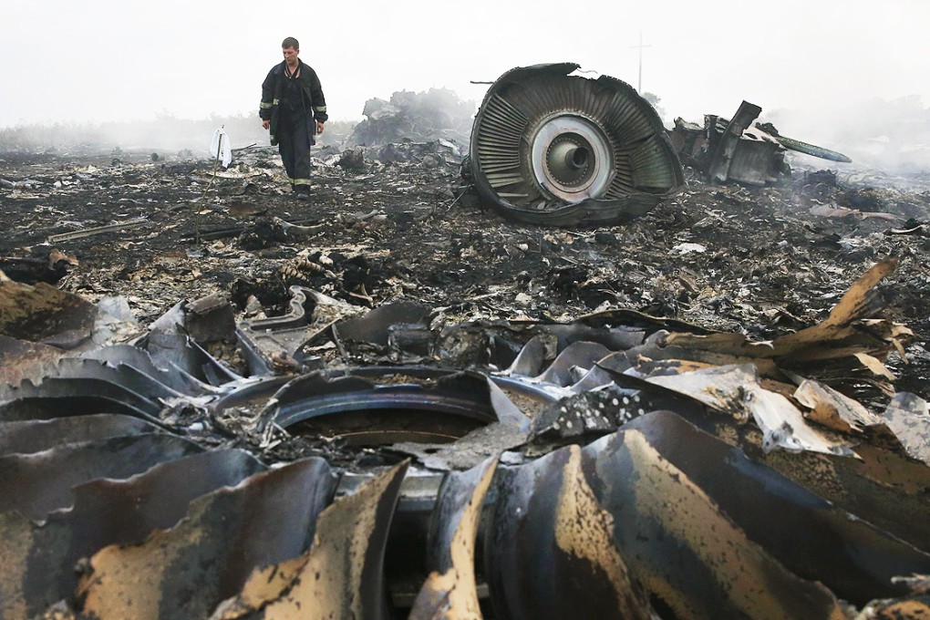 Flight MH17 was pierced by many high-speed objects, according to a Dutch report. Photo: Reuters