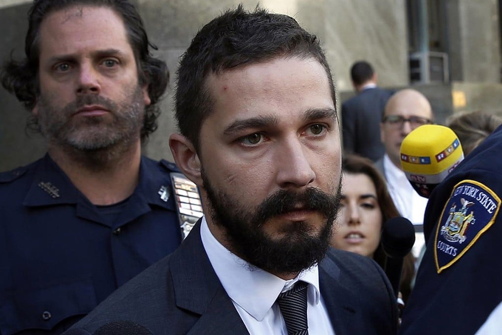 Shia LaBeouf has admitted disorderly conduct at a Broadway show. Photo: Reuters