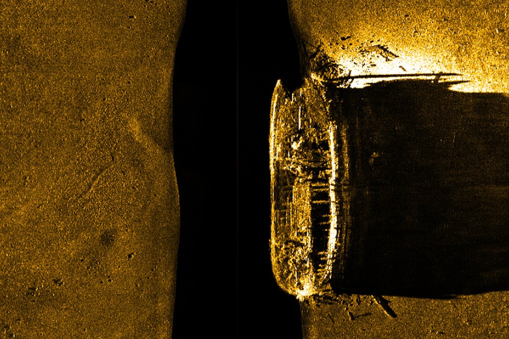The Franklin expedition ship on the seabed. Photo: Reuters