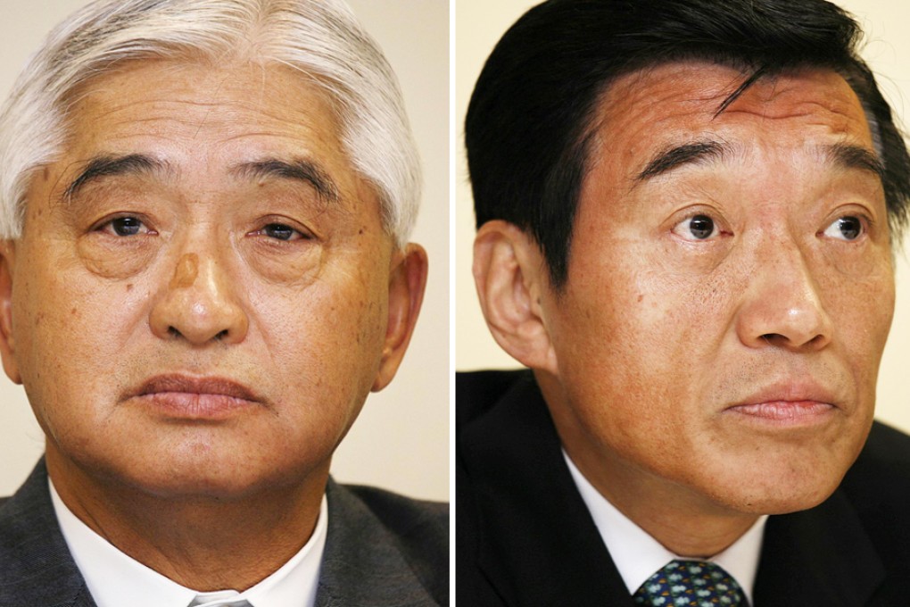 Former bosses Larry Yung (left) and Henry Fan. Photos: Reuters