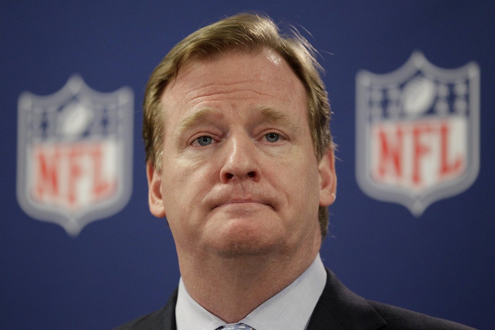 NFL commissioner Roger Goodell. Photo: AP