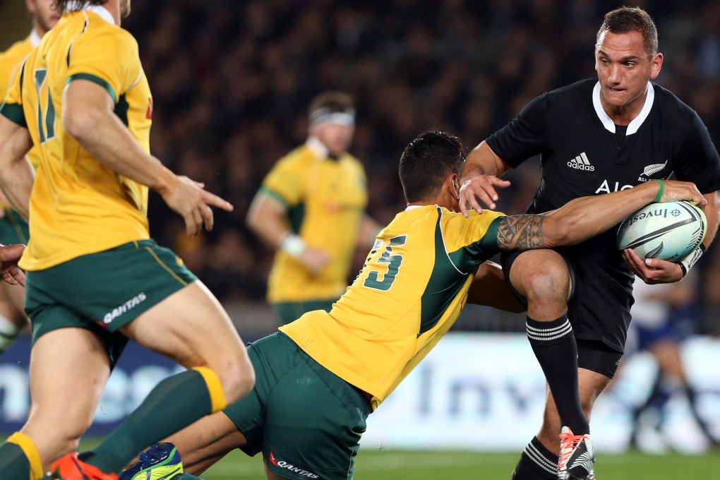 Aaron Cruden in action against Australia. Photo: AFP