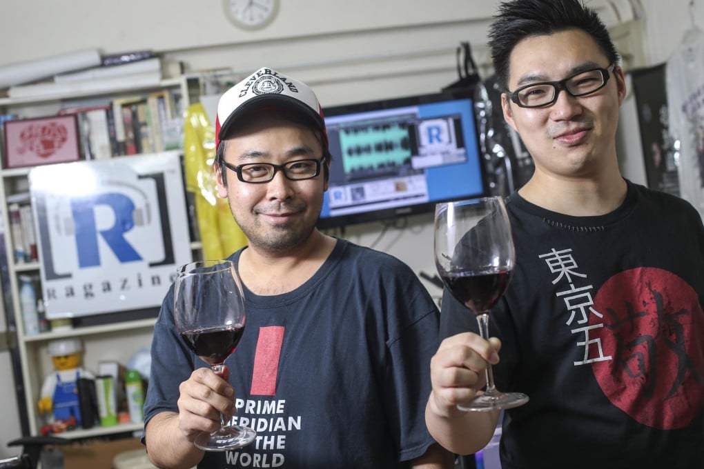 Dick Lam (left) and Calvin Choy, founders of internet radio station RagaZine. Photo: K.Y. Cheng
