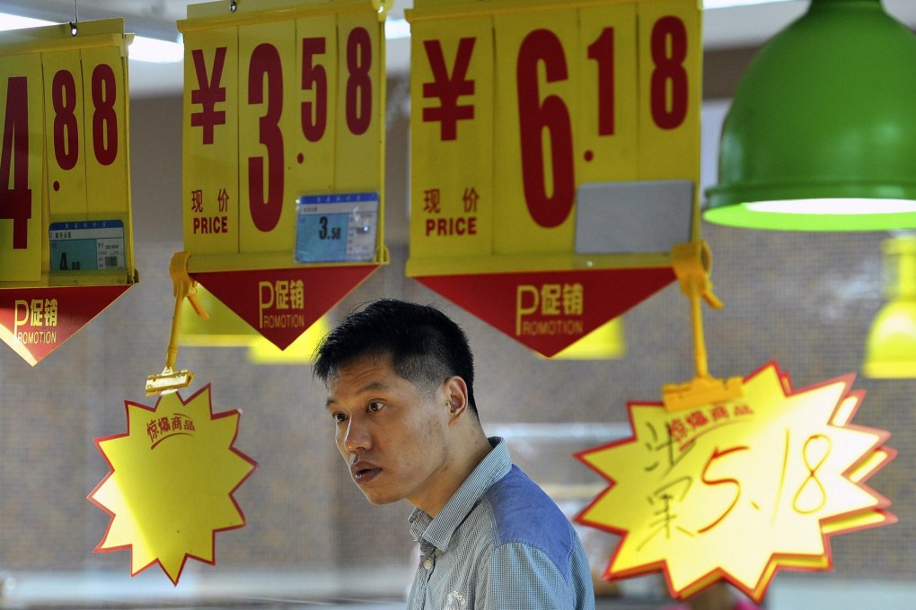 Average inflation rate in the first eight months of the year was 2.2 per cent, lower than the annual target of 3.5 per cent. Photo: Reuters