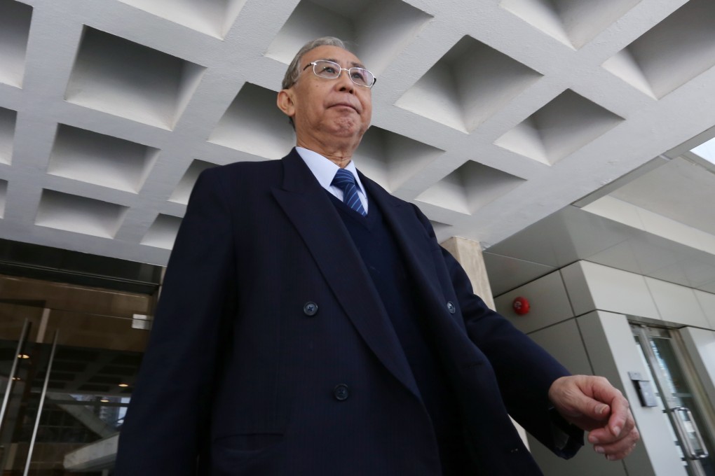 Former Chief Secretary Rafael Hui Si-yan leaves the High Court in Admiralty. Photo: Nora Tam