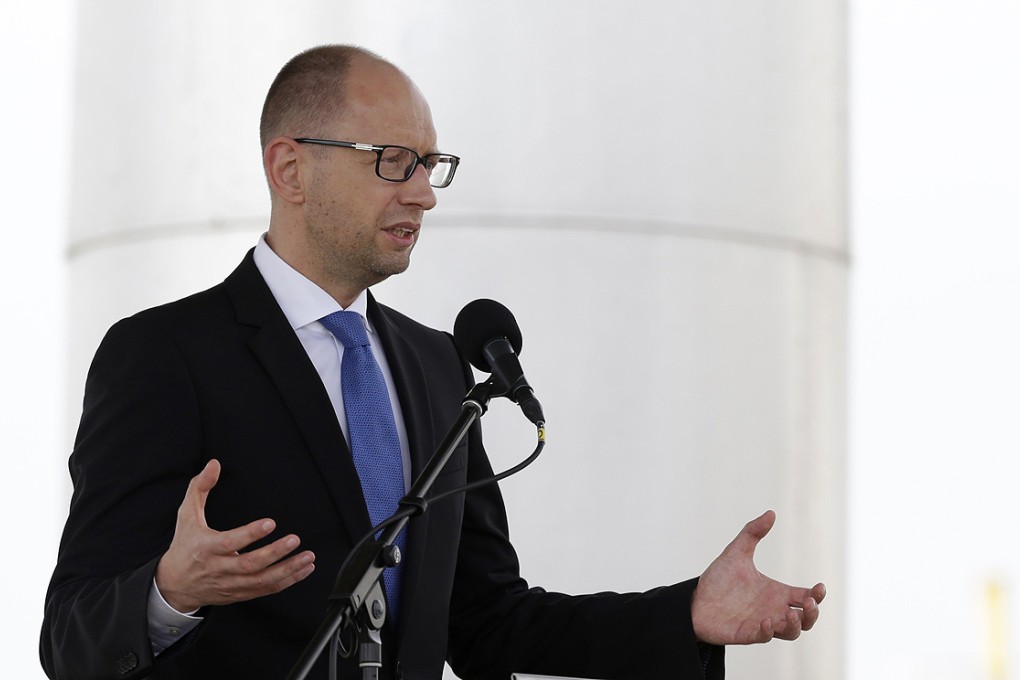 Ukraine's Prime Minister Arseniy Yatsenyuk. Photo: AP