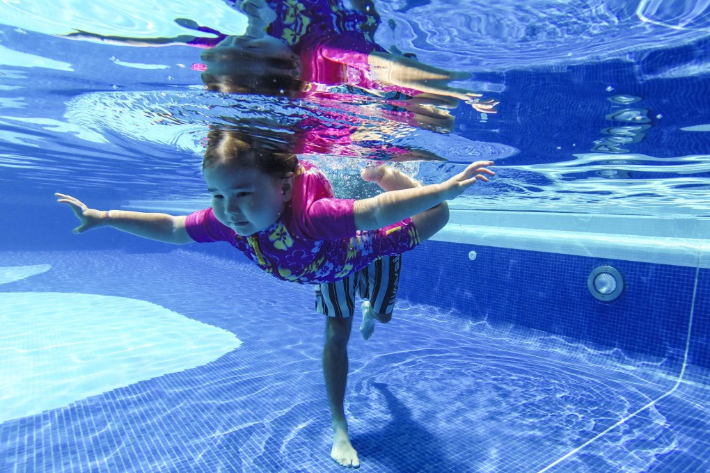 The technique teaches youngsters how to save themselves if they fall into water without adult supervision.