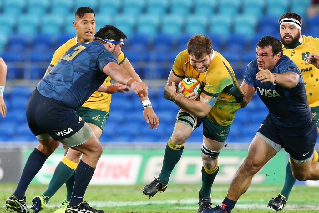 Empty seats greeted the Wallabies and Argentinians on the Gold Coast on Saturday. Photo: AP