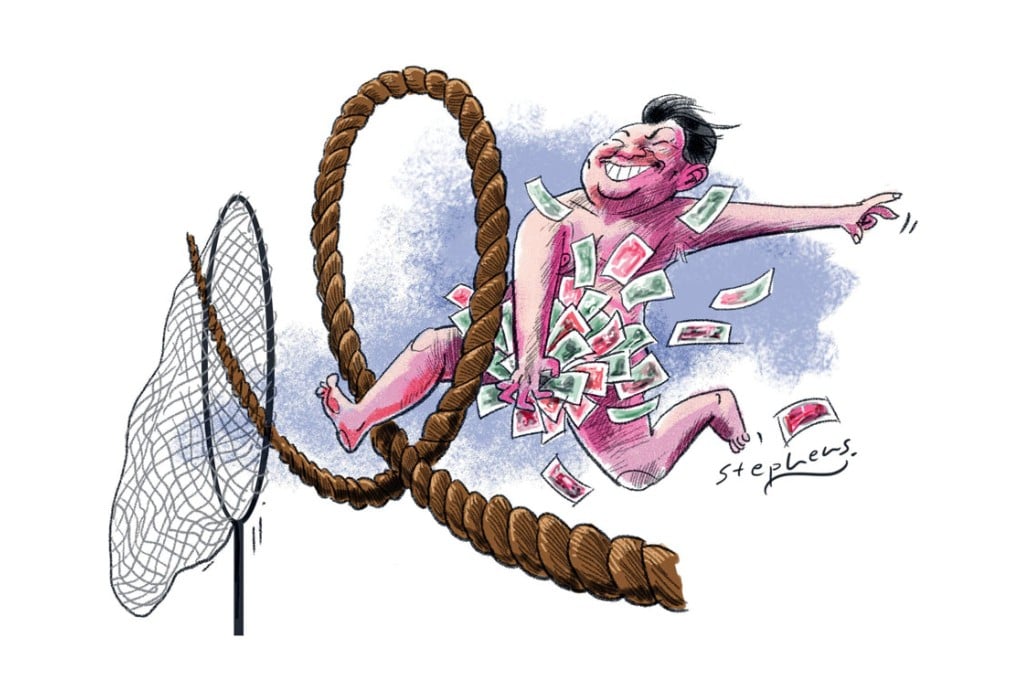 The authorities are out to get the so-called "naked officials", public servants who have sent their family and assets overseas in an effort to hide their ill-gotten gains.
