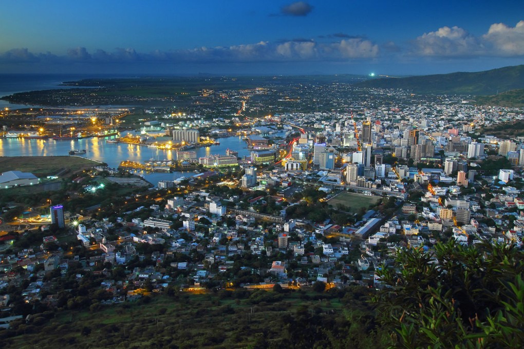 Port Louis, capital city of Mauritius.