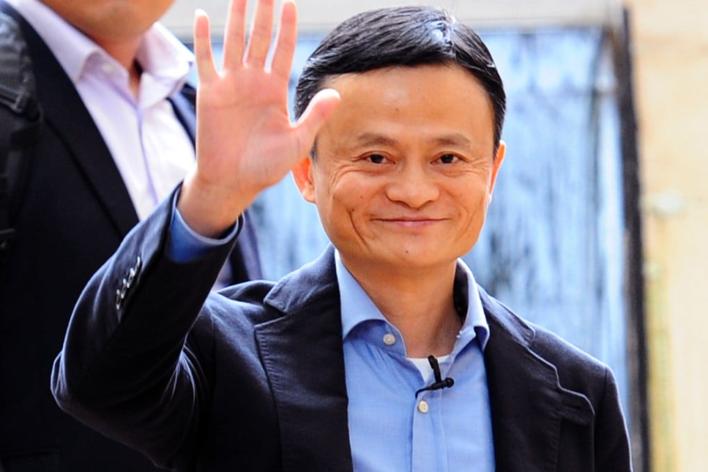 Jack Ma arrived in Singapore on Wednesday for a roadshow prior to his company's initial public offering in New York. Photo: Xinhua