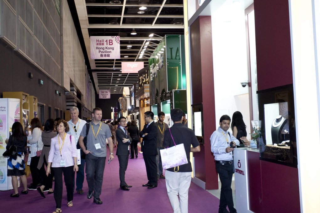 Not all visitors to the gem fair plan to buy. Photo: SCMP Pictures