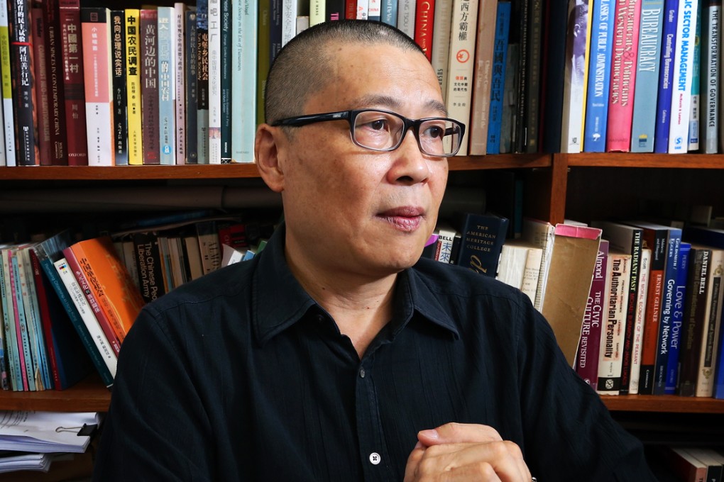 Dr Chan Kin-man says he does not regret making sacrifices for the Occupy Central movement, as the fight for democracy is “my responsibility”. Photo: David Wong