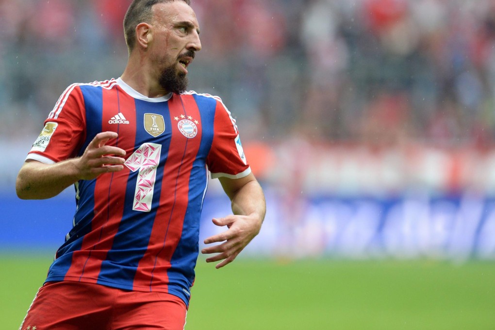 Bayern's Franck Ribery is still sidelined by injury. Photo: AFP